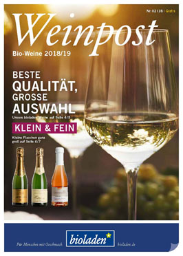 Laden Sie sich unsere aktuelle bioladen* Weinbroschüre als PDF herunter. Feinste Bio-Weine
